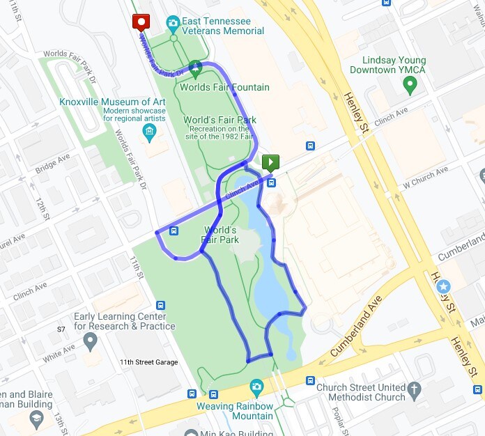 Family Fun Run & Walk Map