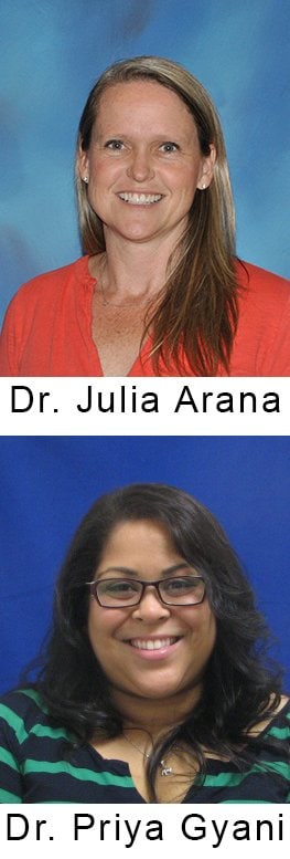 Dr. Julia Arana and Dr. Priya Gyani