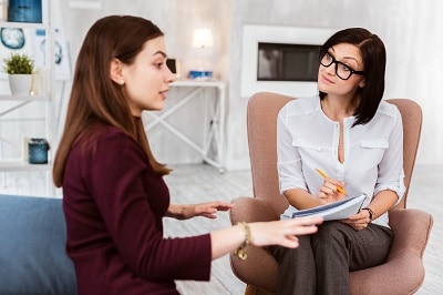 Adolescent Physician and patient