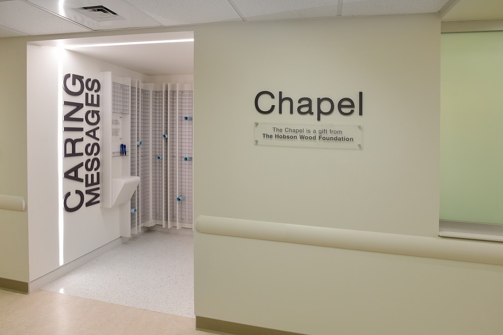 ETCH Chapel, located on the 5th Floor of the North Tower