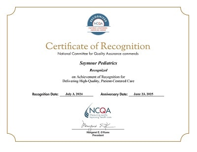 NCQA Certificate of Recognition